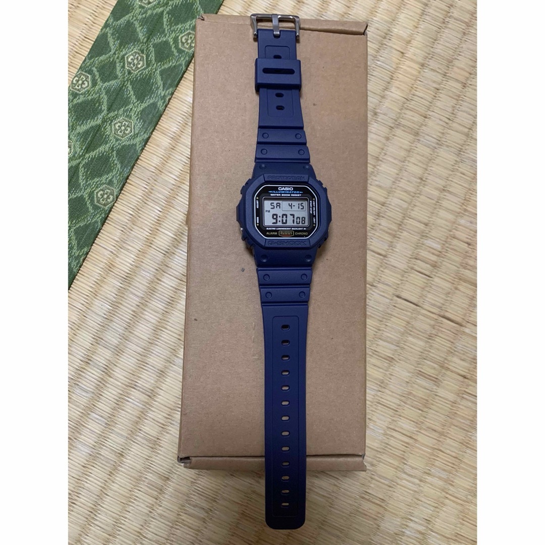 DW-5600系　ベルベゼ　ベゼル　ベルト　バンド　ブルー　青　ELスピード メンズの時計(ラバーベルト)の商品写真