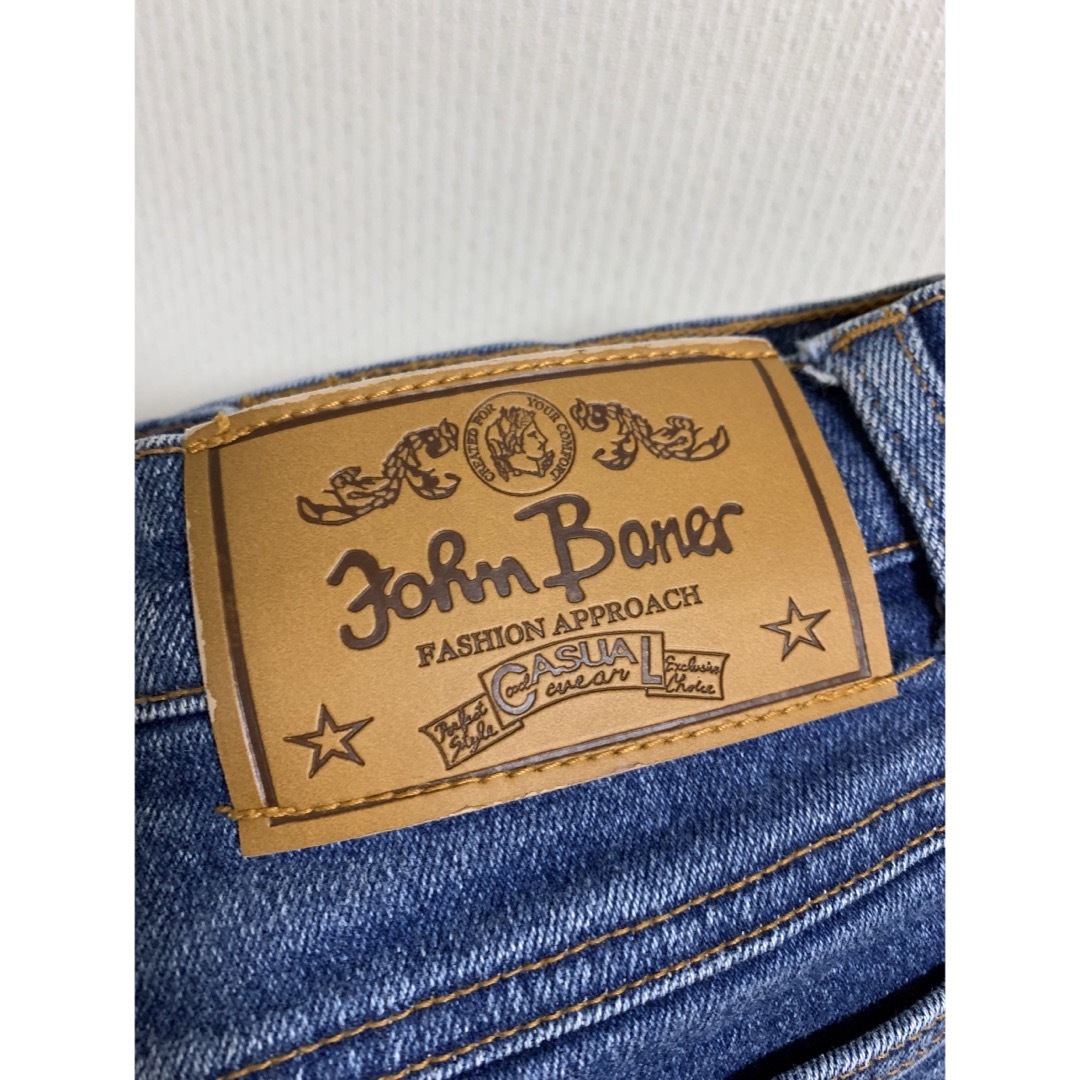 JOHN BANER デニムパンツ ジーンズ 古着 M〜L レディースのパンツ(デニム/ジーンズ)の商品写真
