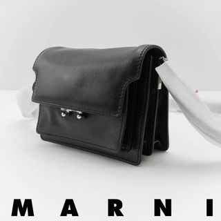 Marni - 新品 MARNI TRUNK mini レザーショルダーバッグ