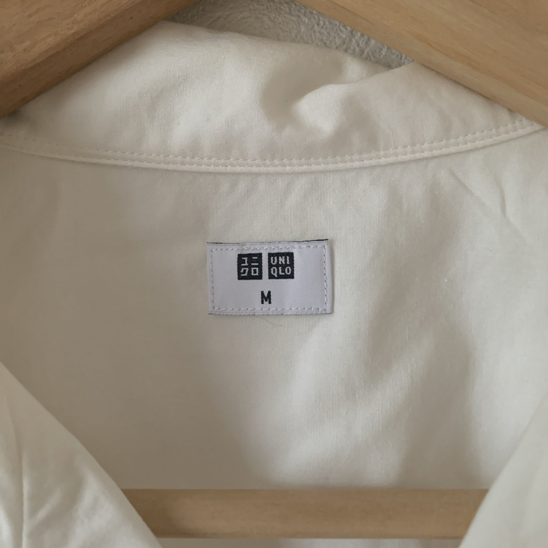 UNIQLO(ユニクロ)の【美品】UNIQLO オープンカラーシャツ　M（メンズサイズ） レディースのトップス(シャツ/ブラウス(半袖/袖なし))の商品写真