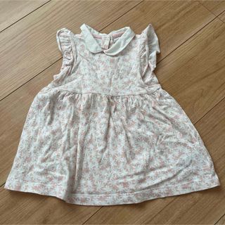 ベビーギャップ(babyGAP)のbaby GAP ノースリーブ　ワンピース　70cm(ワンピース)