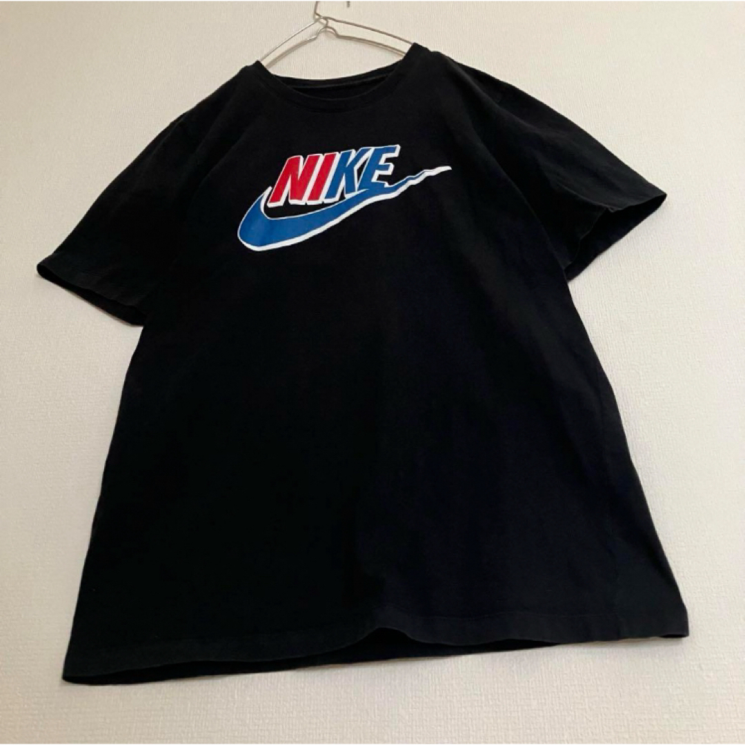 NIKE(ナイキ)のNIKEナイキスウッシュビッグロゴTシャツtシャツtee半袖nikeメキシコ製黒 メンズのトップス(Tシャツ/カットソー(半袖/袖なし))の商品写真