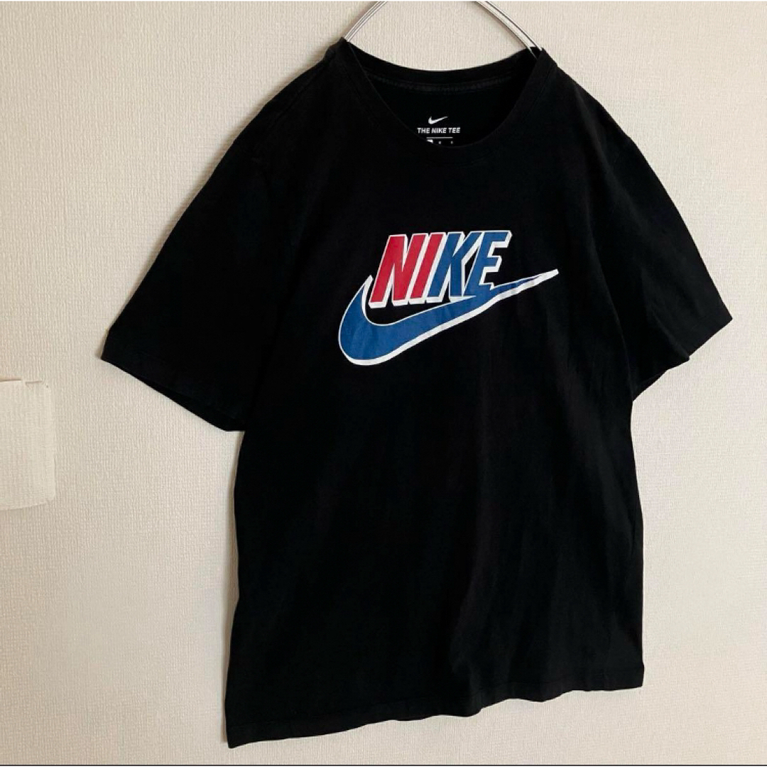 NIKE(ナイキ)のNIKEナイキスウッシュビッグロゴTシャツtシャツtee半袖nikeメキシコ製黒 メンズのトップス(Tシャツ/カットソー(半袖/袖なし))の商品写真