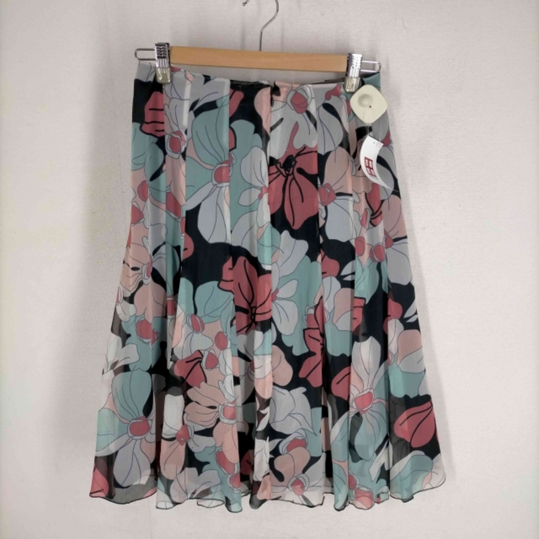 Lois CRAYON(ロイスクレヨン)のLois CRAYON(ロイスクレヨン) 花柄シアーギャザースカート レディース レディースのスカート(その他)の商品写真