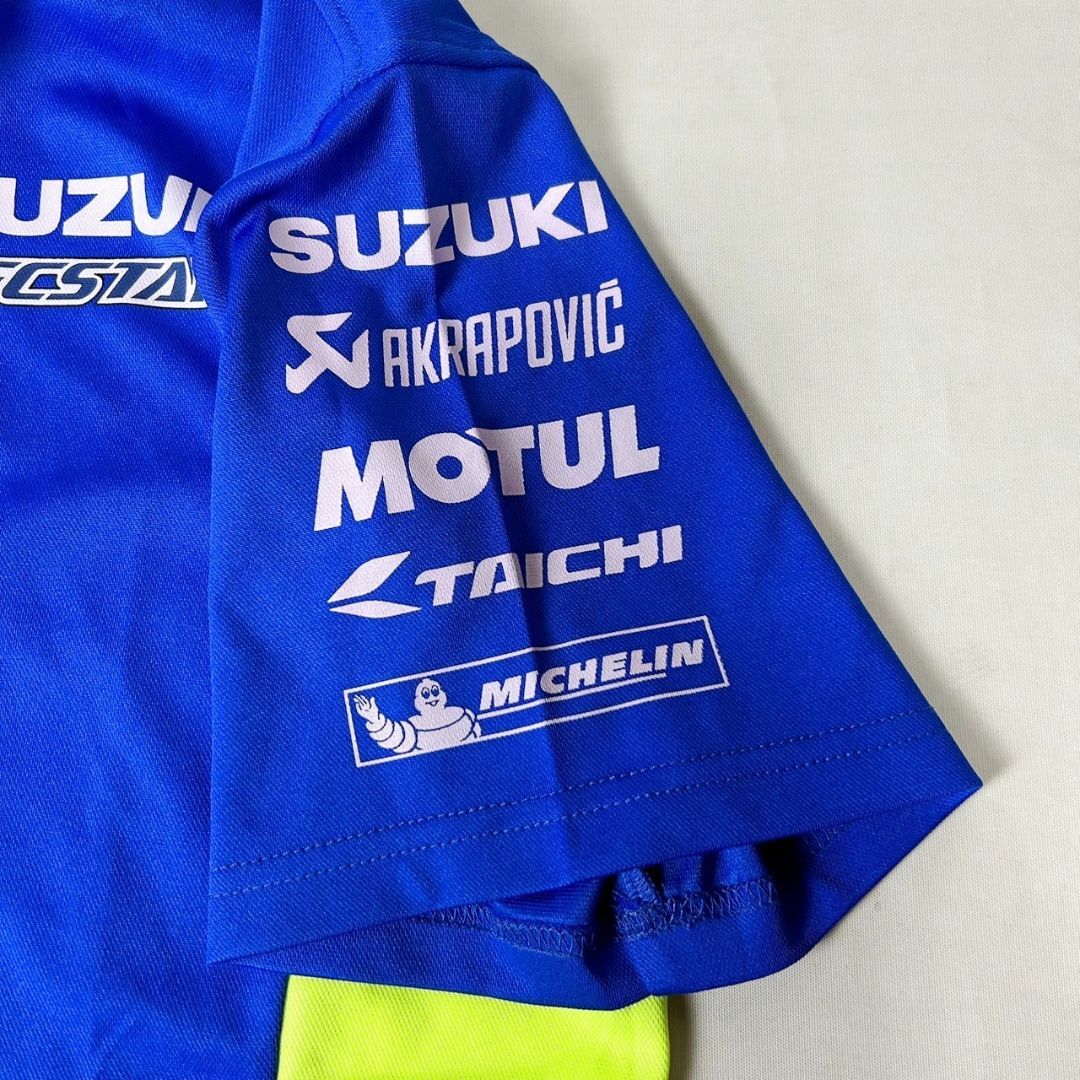 SUZUKI ECSTAR MotoGP スズキ ポロシャツ バイク 美品 S 自動車/バイクのバイク(装備/装具)の商品写真