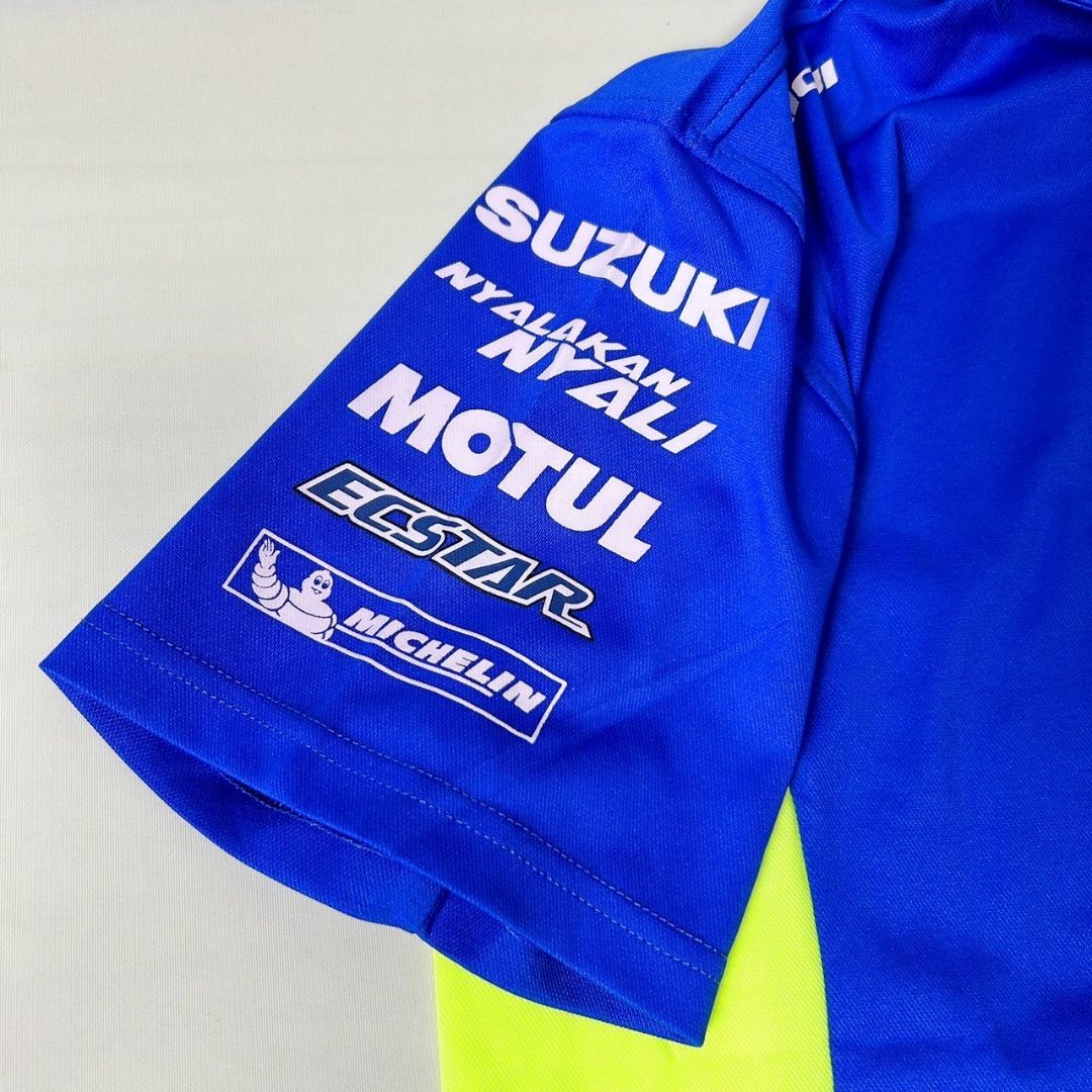 SUZUKI ECSTAR MotoGP スズキ ポロシャツ バイク 美品 S 自動車/バイクのバイク(装備/装具)の商品写真