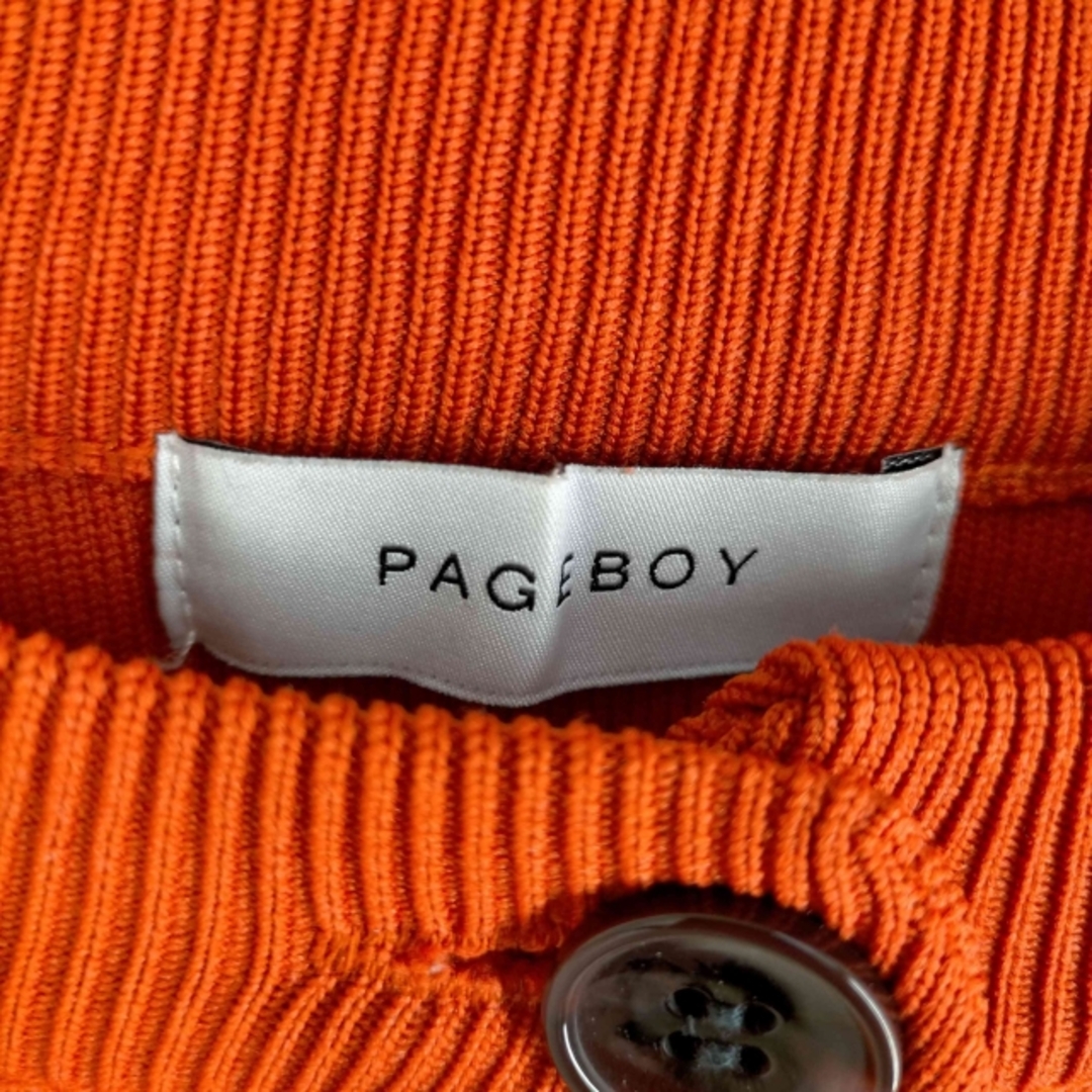 PAGEBOY(ページボーイ)のPAGEBOY(ページボーイ) クルーネックボリュームカーディガン レディース レディースのトップス(カーディガン)の商品写真