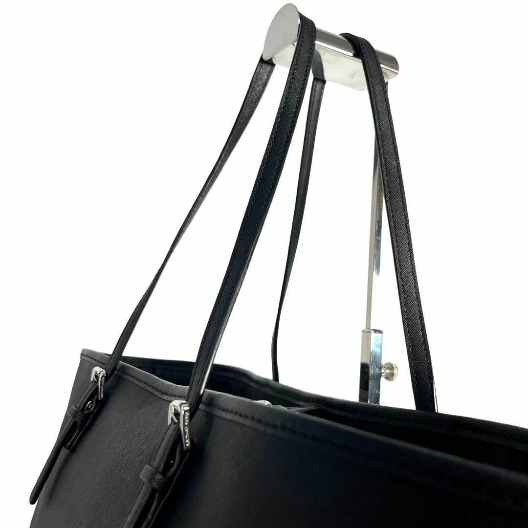 Michael Kors(マイケルコース)のMICHEAL KORS サフィアーノ レザー トートバッグ A4収納可 黒 レディースのバッグ(トートバッグ)の商品写真