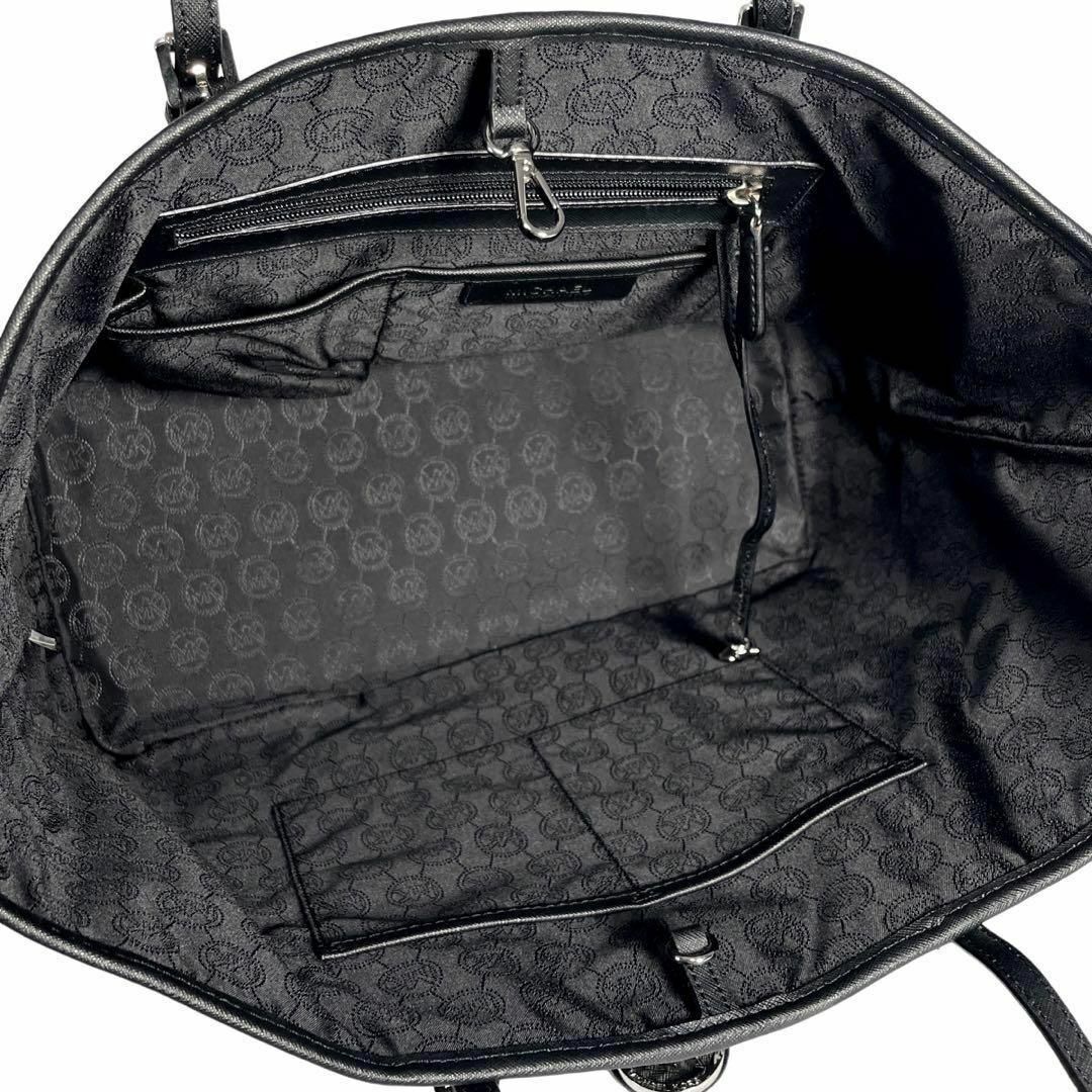 Michael Kors(マイケルコース)のMICHEAL KORS サフィアーノ レザー トートバッグ A4収納可 黒 レディースのバッグ(トートバッグ)の商品写真