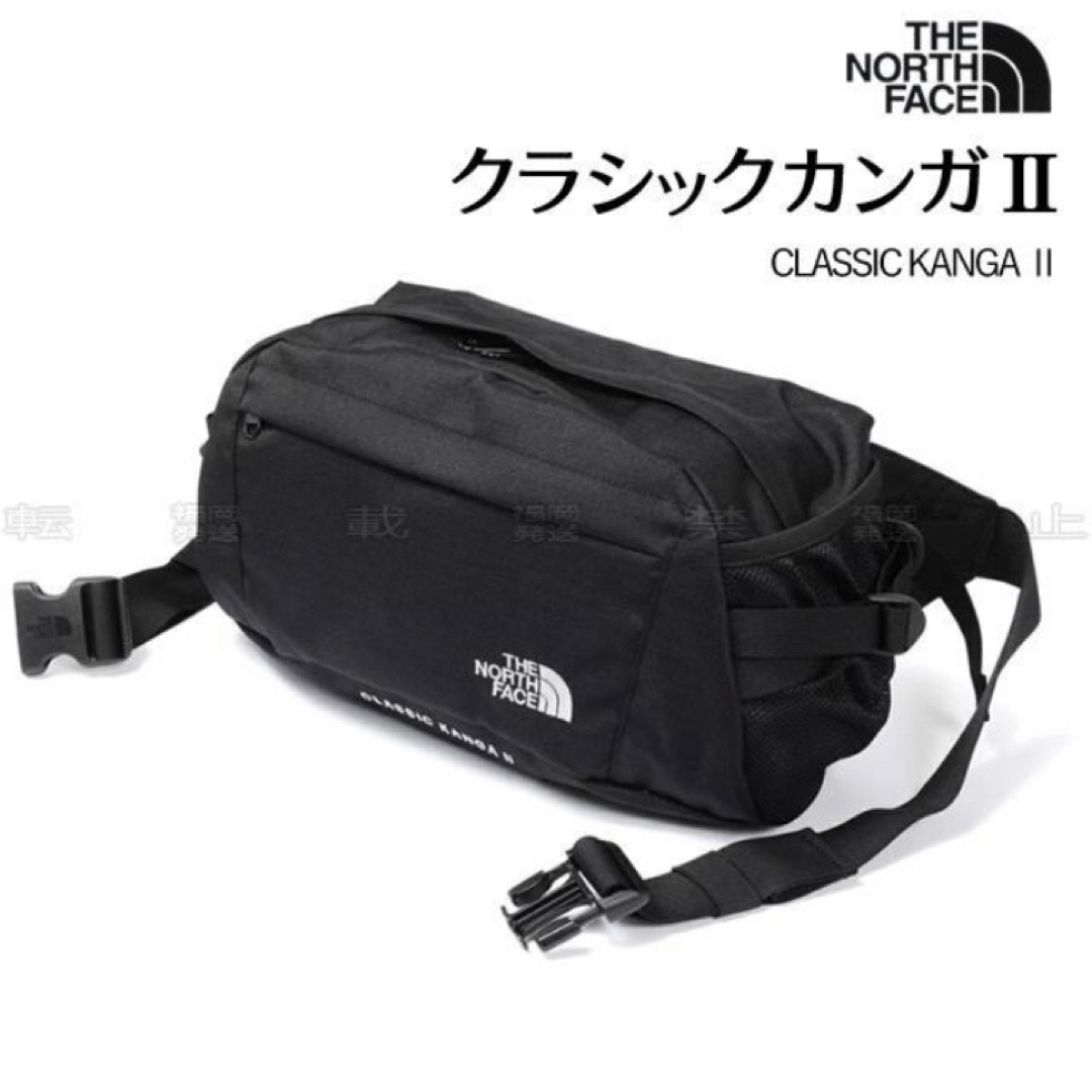 THE NORTH FACE(ザノースフェイス)のザ ノースフェイス クラシックカンガⅡ ブラック メンズのバッグ(ボディーバッグ)の商品写真