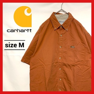 カーハート(carhartt)の90s 古着 カーハート 半袖シャツ コットン オーバーサイズ M (シャツ)