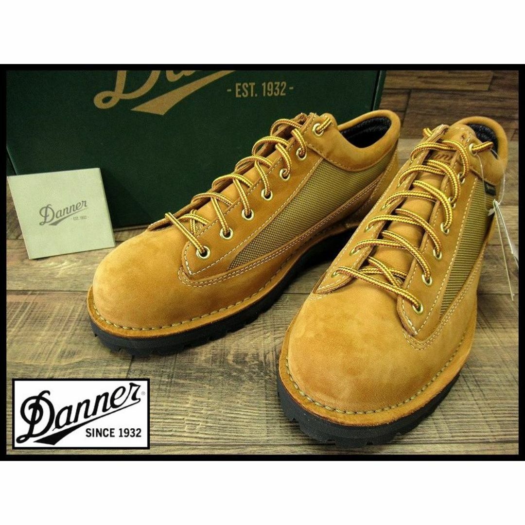 Danner(ダナー)の新品 ダナー フィールド ロー ヌバック レザー ブーツ ウィート 28.5 ① メンズの靴/シューズ(ブーツ)の商品写真
