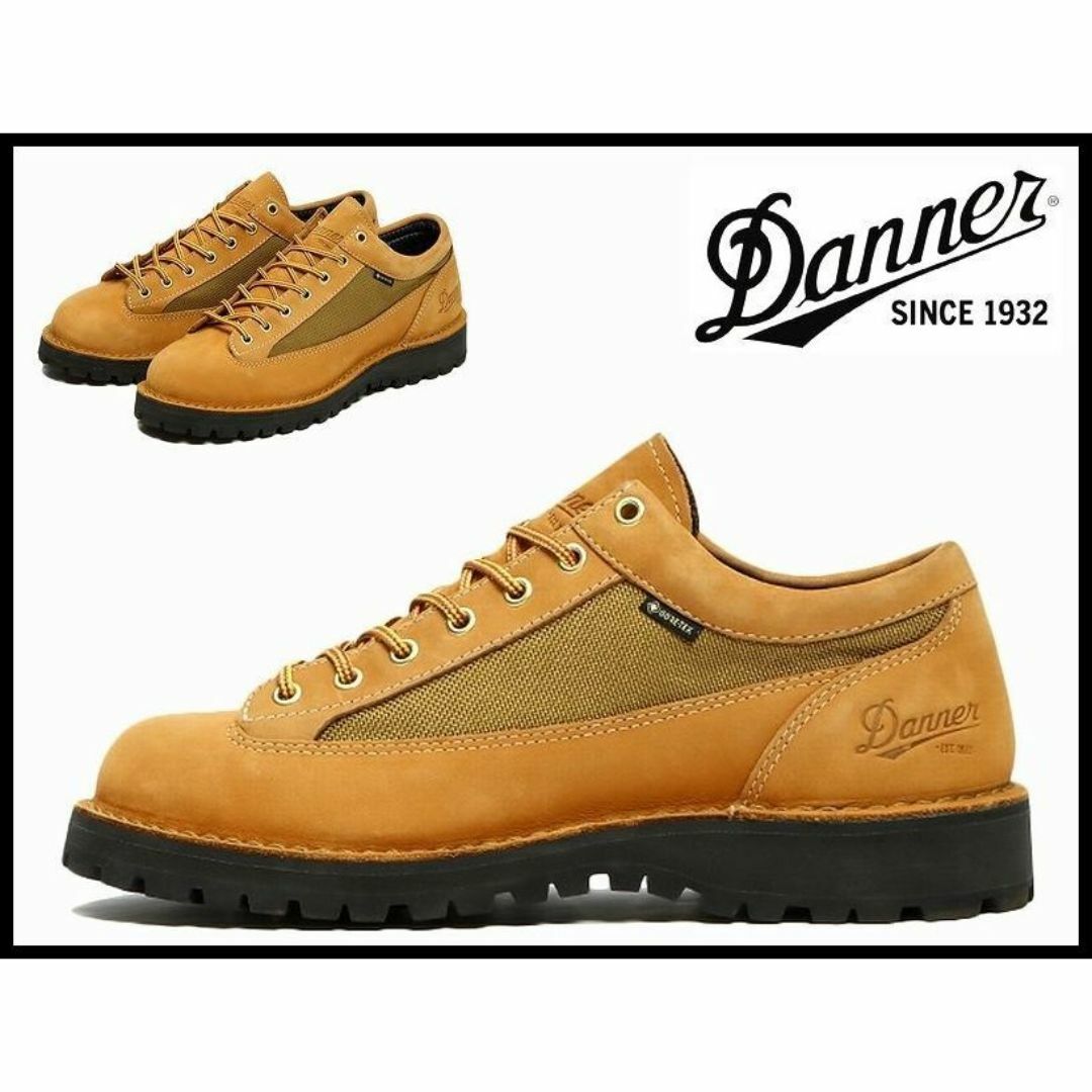 Danner(ダナー)の新品 ダナー フィールド ロー ヌバック レザー ブーツ ウィート 28.5 ① メンズの靴/シューズ(ブーツ)の商品写真