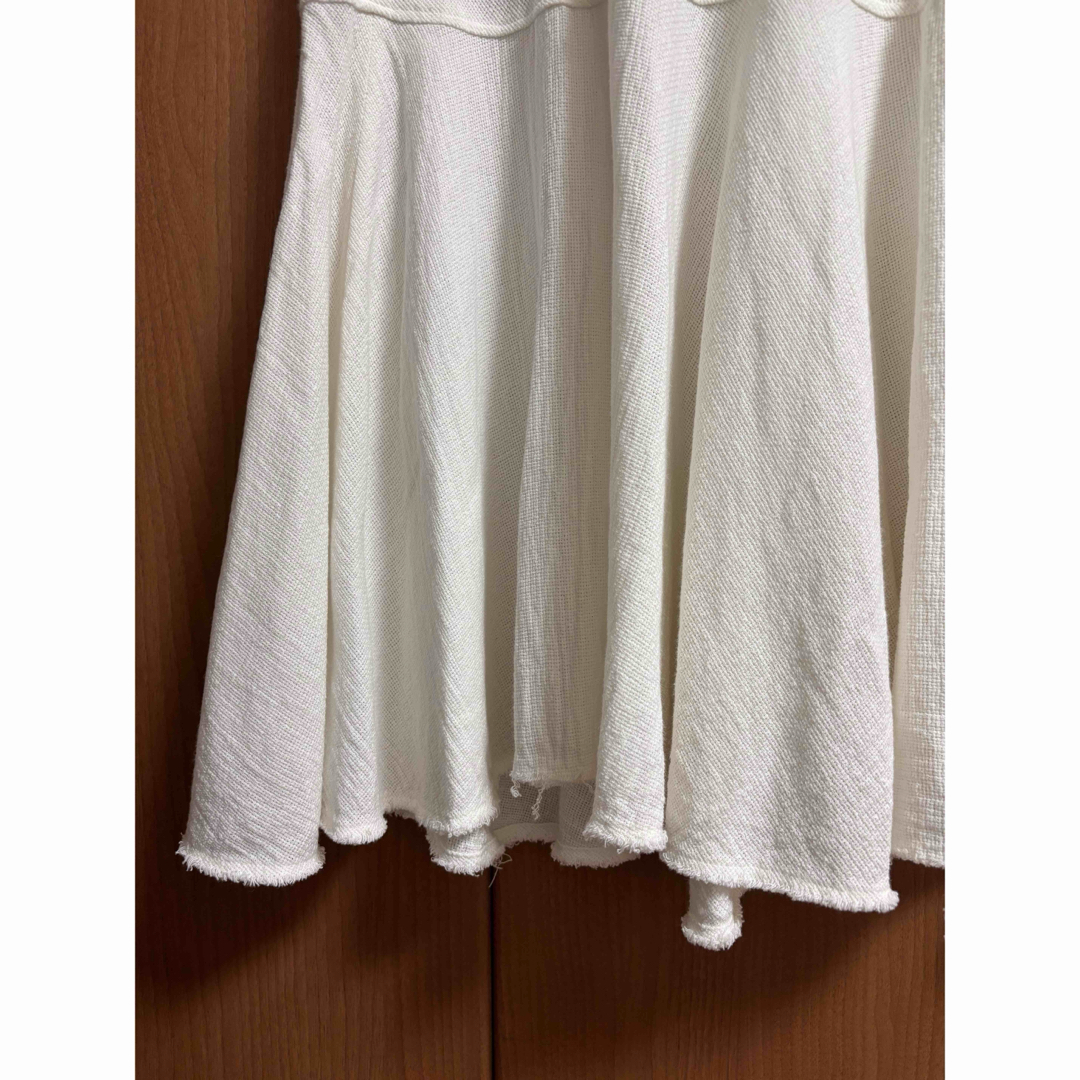 Plage(プラージュ)のプラージュplage パナマフレアスカート 白38 レディースのスカート(ロングスカート)の商品写真