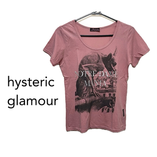 HYSTERIC GLAMOUR - ヒステリックグラマー【美品】プリント コットン 半袖 カットソー