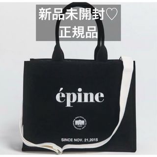 エピヌ(épine)のépine book tote bag large black(トートバッグ)