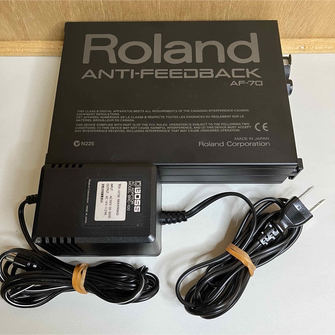 Roland(ローランド)の中古 Roland AF-70 DI アンチフィードバック 電源アダプター付属 楽器のレコーディング/PA機器(エフェクター)の商品写真