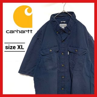 カーハート(carhartt)の90s 古着 カーハート 半袖シャツ オーバーサイズ ゆるダボ XL (シャツ)