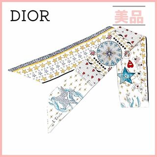 クリスチャンディオール(Christian Dior)のディオール ミッツァ L'Etoile リボンスカーフ スカーフ エトワール 星(バンダナ/スカーフ)