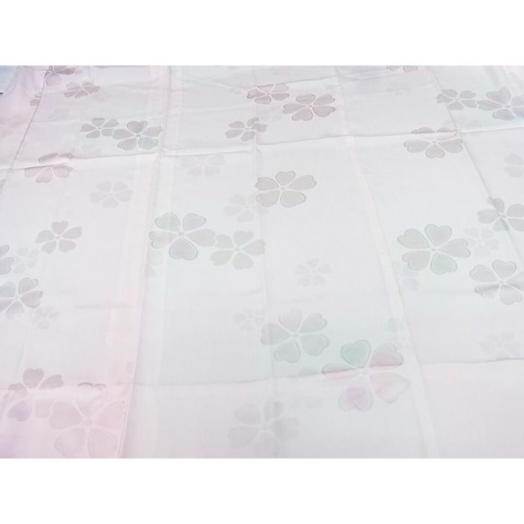 平和屋2■上質な長襦袢　無双仕立て　舞桜地紋　逸品　DAAA7779sf レディースの水着/浴衣(着物)の商品写真