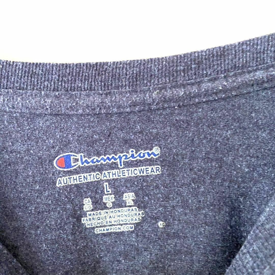 Champion(チャンピオン)のチャンピオン Champion バード Tシャツ L ネイビー 紺色 古着 メンズのトップス(Tシャツ/カットソー(半袖/袖なし))の商品写真