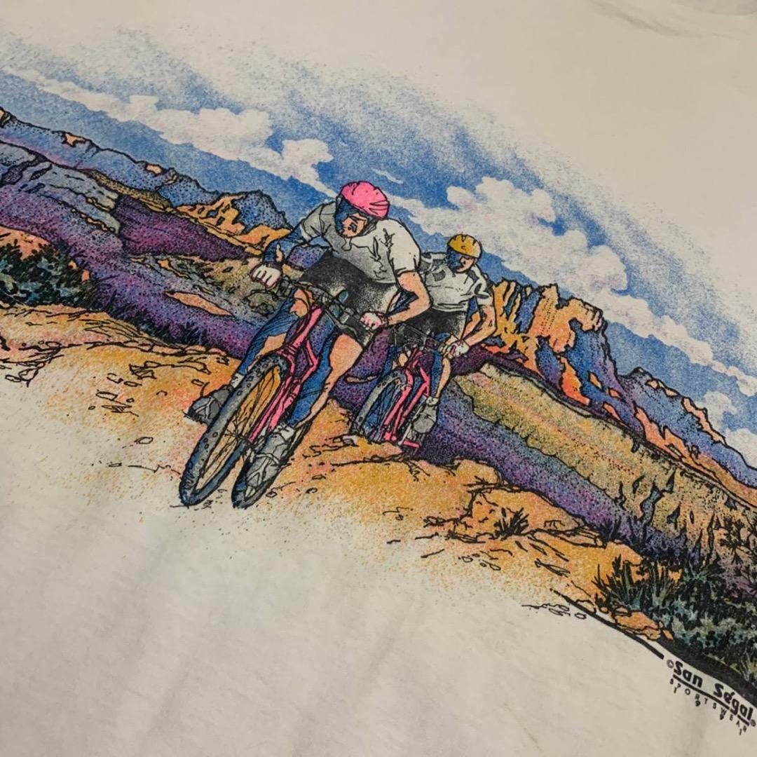 90s anvil アンビル　サイクリング　ヴィンテージ　91年　コピーライト メンズのトップス(シャツ)の商品写真