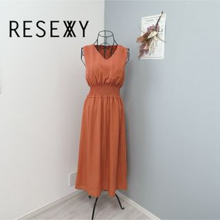 リゼクシー(RESEXXY)のリゼクシー　2度着用　ノースリーブ　ロングワンピース(ロングワンピース/マキシワンピース)