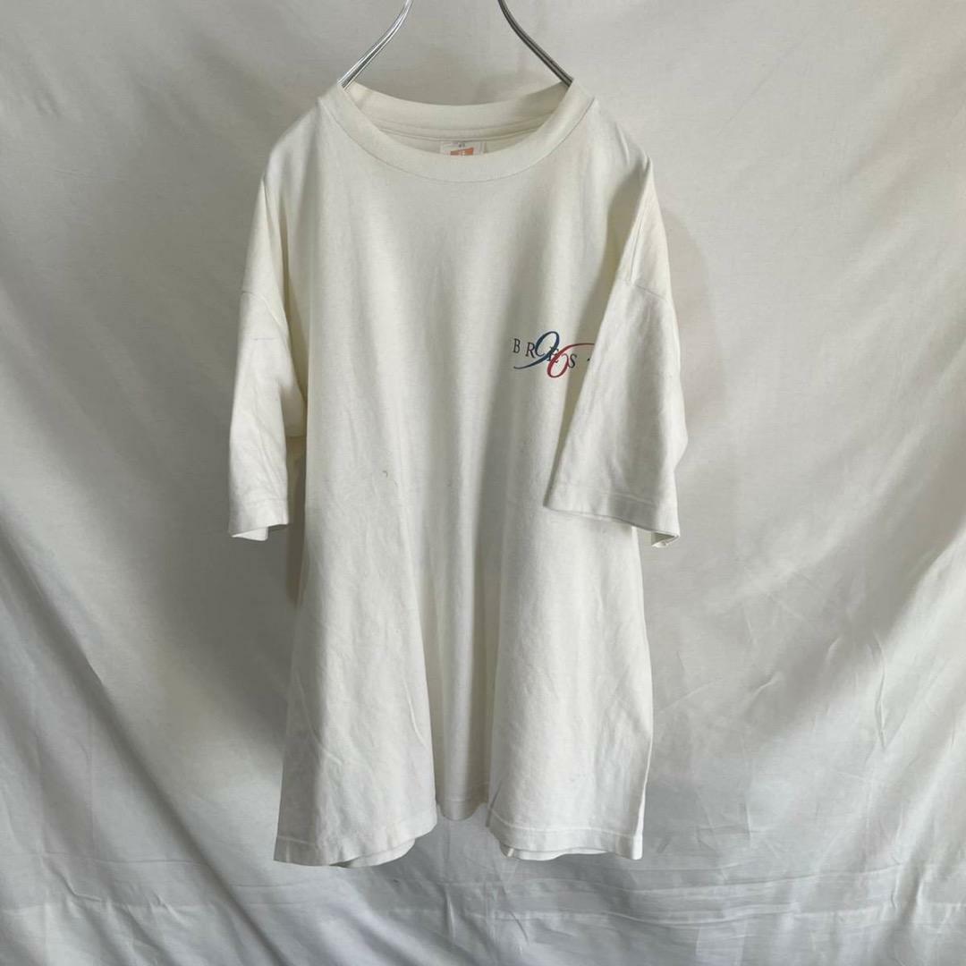 90s ヴィンテージ　ヘインズ　グラフィック　T シャツ　半袖　白　ホワイト メンズのトップス(Tシャツ/カットソー(半袖/袖なし))の商品写真