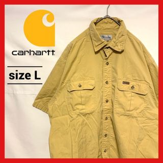 カーハート(carhartt)の90s 古着 カーハート 半袖シャツ オーバーサイズ ゆるダボ L (シャツ)