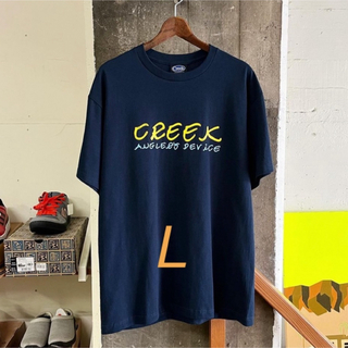 【L】 creek tシャツ ネイビー ロゴ(Tシャツ/カットソー(半袖/袖なし))