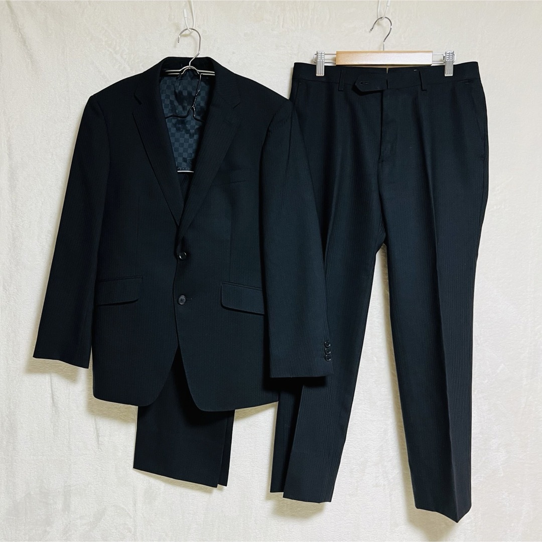 PAZZO(パッゾ)のPAZZO パッゾ ビジネス 2パンツ スーツ セットアップ メンズのスーツ(セットアップ)の商品写真
