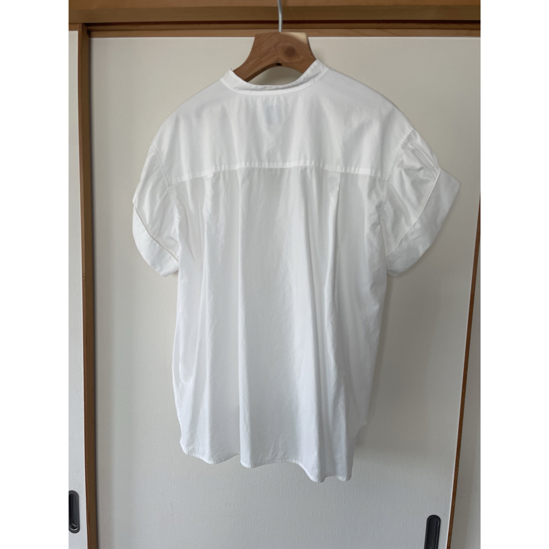 Spick & Span(スピックアンドスパン)の半袖ブラウス　白 レディースのトップス(シャツ/ブラウス(半袖/袖なし))の商品写真