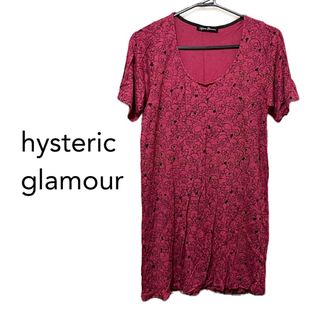 ヒステリックグラマー(HYSTERIC GLAMOUR)のヒステリックグラマー【美品】スカル 総柄 半袖 カットソー トップス(カットソー(半袖/袖なし))