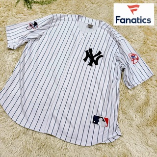 【美品】FANATICS ニューヨーク　ヤンキース　ベースボールシャツ 2XL