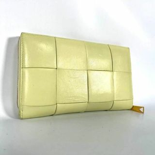 ボッテガヴェネタ(Bottega Veneta)の美品　ボッテガヴェネタ　カセット　ジップアラウンド　長財布　マキシイントレ(財布)