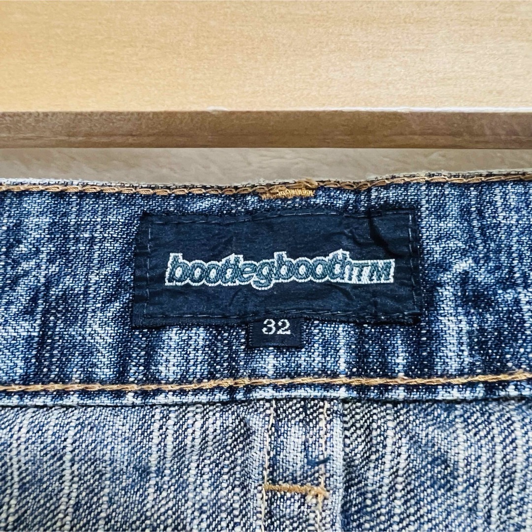 BOOTLEGBOOTH(ブートレグブース)の【美品】bootlegbooth ブートレグブース デニム ジーンズ ジーパン メンズのパンツ(デニム/ジーンズ)の商品写真