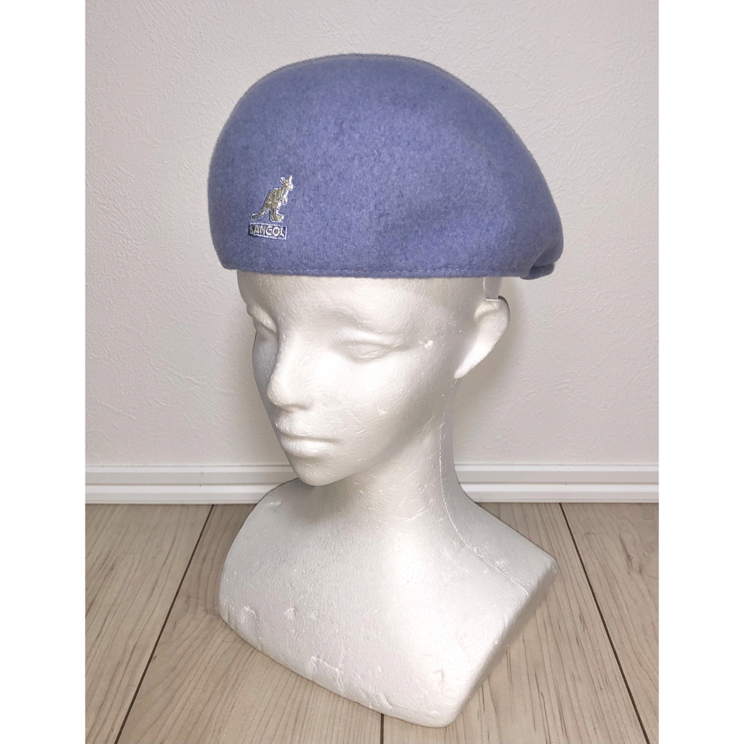 KANGOL(カンゴール)のM 美品 KANGOL ハンチングキャップ カンゴール ベレー帽 パープル 紫 メンズの帽子(ハンチング/ベレー帽)の商品写真