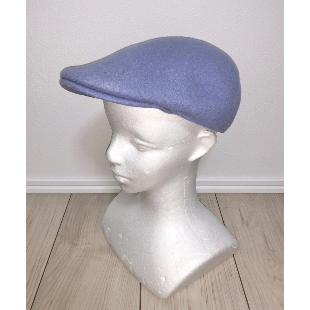 KANGOL(カンゴール)のM 美品 KANGOL ハンチングキャップ カンゴール ベレー帽 パープル 紫 メンズの帽子(ハンチング/ベレー帽)の商品写真