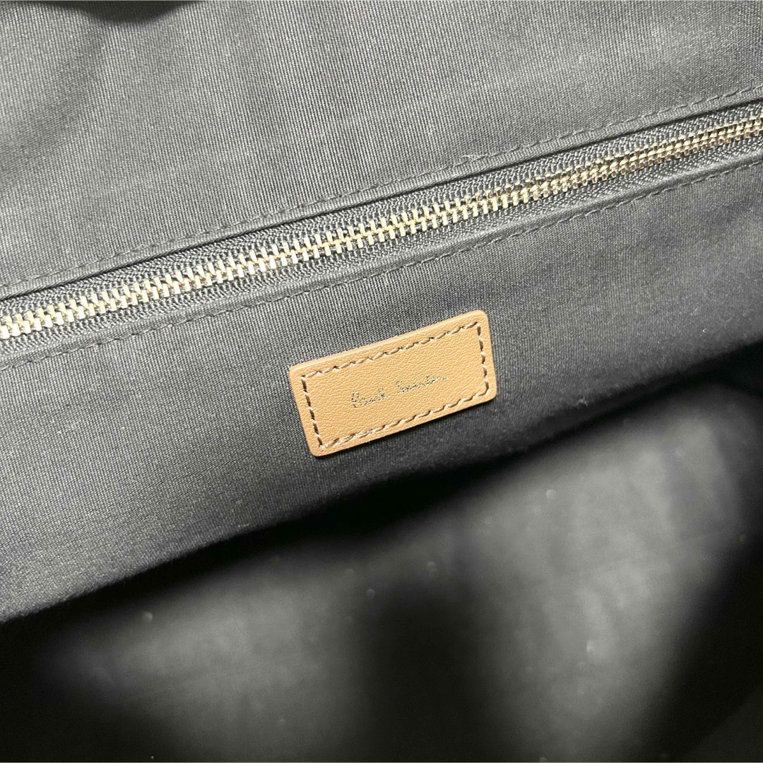 Paul Smith(ポールスミス)の美品　PaulSmith レザートートバッグ　マルチカラー　肩がけ可　ブラウン レディースのバッグ(トートバッグ)の商品写真