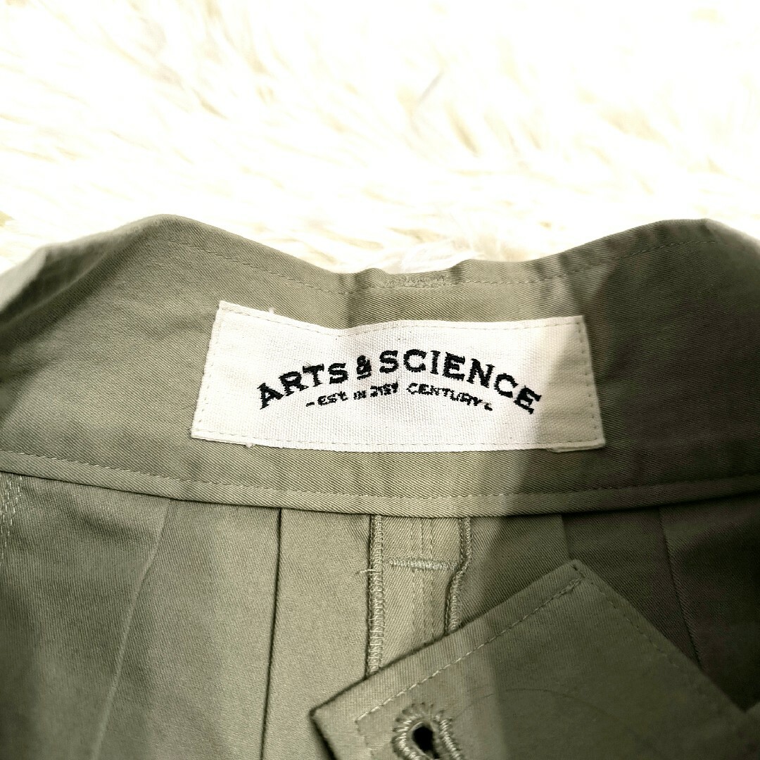 ARTS&SCIENCE(アーツアンドサイエンス)のアーツ&サイエンスARTS&SCIENCE ボックスタックフレアパンツキュロット レディースのパンツ(キュロット)の商品写真