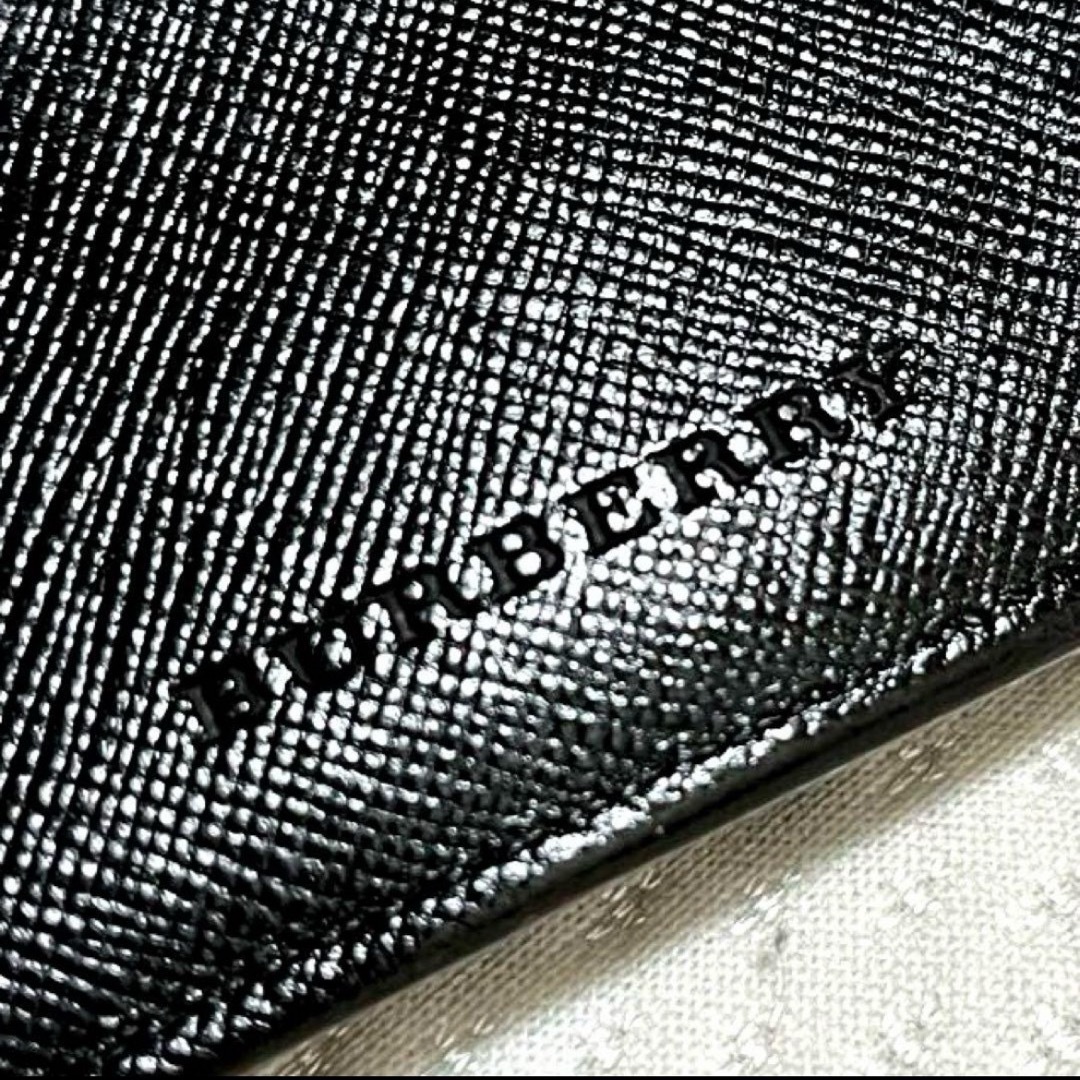 BURBERRY(バーバリー)の✨BURBERRY✨折り財布◆黒ブラック◆ノバチェック◆牛革フルレザー メンズのファッション小物(折り財布)の商品写真