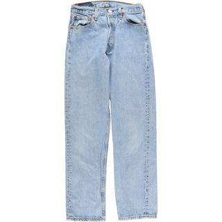 リーバイス(Levi's)の古着 90年代 リーバイス Levi's 501-0193 ストレートデニムパンツ USA製 レディースL(w28) ヴィンテージ /eaa448737(デニム/ジーンズ)