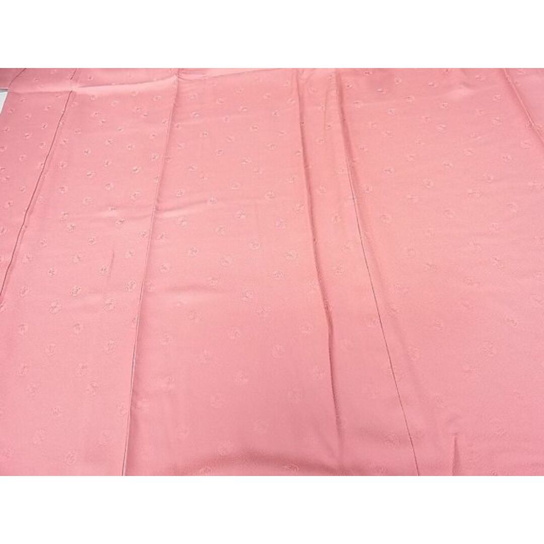 平和屋23■上質な色無地　正倉院　草花丸地紋　薄紅色　逸品　DAAA7724sf レディースの水着/浴衣(着物)の商品写真