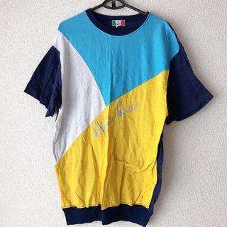 ヴィンテージ(VINTAGE)の美品 ROBERTORICCI ロベルリッチ 90s ニットソー チュニック M(カットソー(半袖/袖なし))