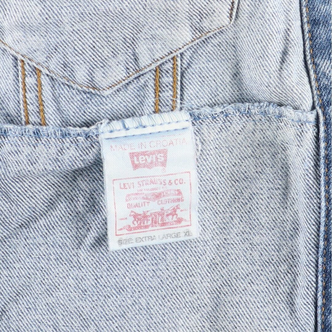 Levi's(リーバイス)の古着 90年代 リーバイス Levi's 70503-08 ユーロモデル デニムジャケット Gジャン メンズXL ヴィンテージ /eaa448384 メンズのジャケット/アウター(Gジャン/デニムジャケット)の商品写真