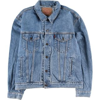 リーバイス(Levi's)の古着 90年代 リーバイス Levi's 70503-08 ユーロモデル デニムジャケット Gジャン メンズXL ヴィンテージ /eaa448384(Gジャン/デニムジャケット)