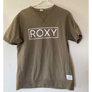 ロキシー(Roxy)のROXY スウェットTシャツ　カーキ(Tシャツ(半袖/袖なし))