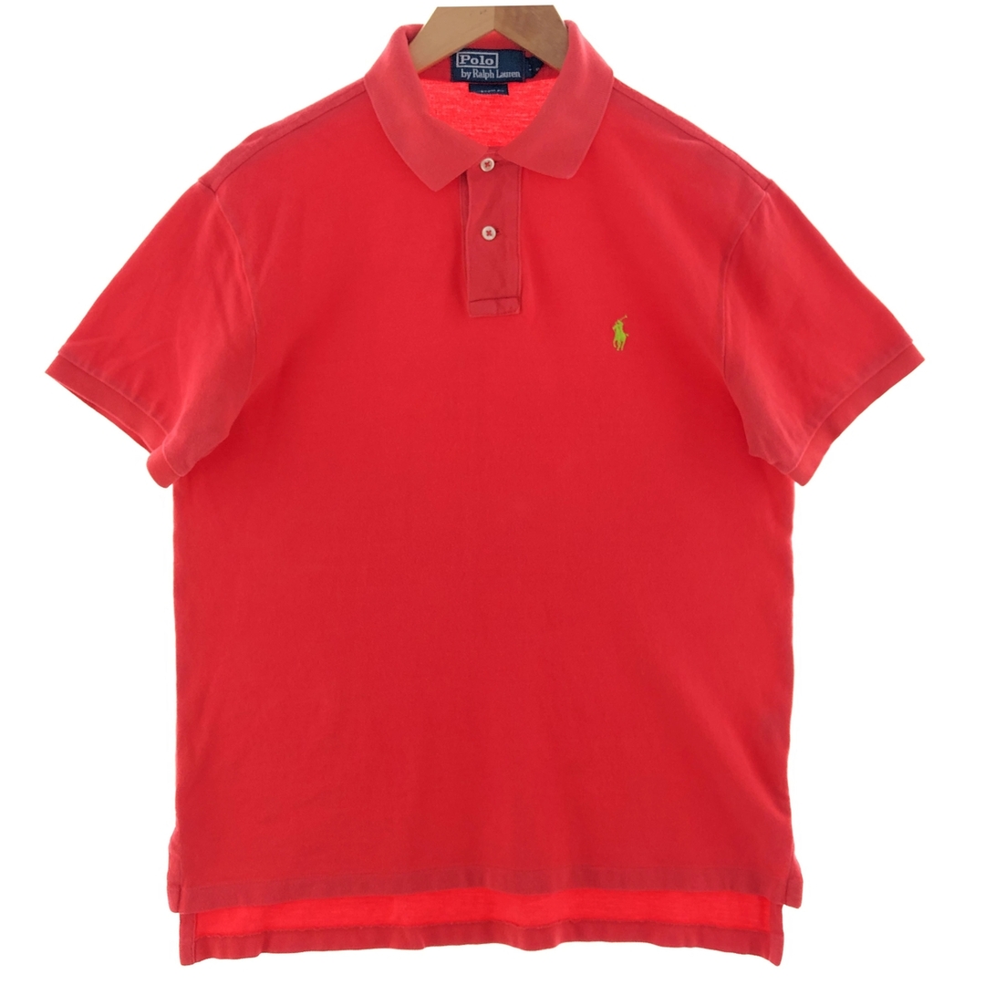 Ralph Lauren(ラルフローレン)の古着 ラルフローレン Ralph Lauren POLO by Ralph Lauren CUSTOM FIT 半袖 ポロシャツ メンズM /eaa381428 メンズのトップス(ポロシャツ)の商品写真