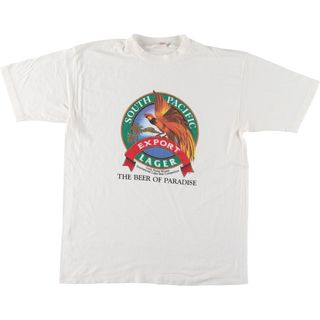 古着 90年代 SIGNAL South Pacific EXPORT LAGER アドバタイジングTシャツ USA製 メンズL ヴィンテージ /eaa443970(Tシャツ/カットソー(半袖/袖なし))