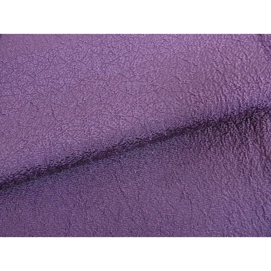 平和屋2■上質な色無地　単衣　茄子紺色　逸品　DAAB4850ic レディースの水着/浴衣(着物)の商品写真